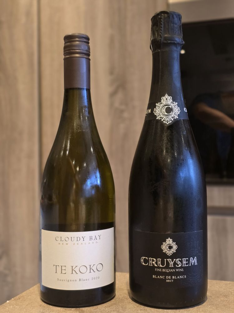 Claudy Bay TE KOKO 2020 & Cruysem Belgian Wine Blanc De Blancs